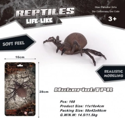 soft rubber spider 16 cm