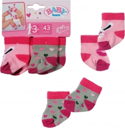 Colorful socks for BABY born doll