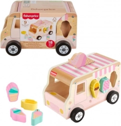 Wooden Car with Popsicles - Shape Sorter