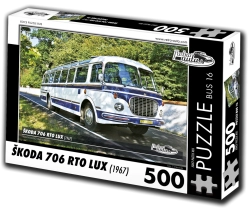 Puzzle RETRO-CARS Škoda 706 RTO LUX bus 500 pieces