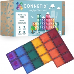 Connetix rettangoli pastello – costruzioni magnetiche 24 pz