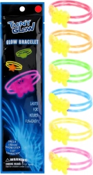 set of glowing butterfly bracelets