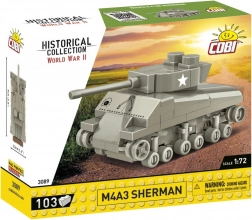 COBI Building Set Historical Collection M4A3 Sherman 1:72