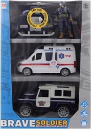 Set Policijskih Igrač z Baterijskim Pogonom