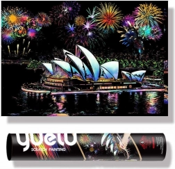 Škrabana slika Opera u Sydneyju