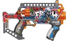 Foam Dart Submachine Gun Revolver Style 35 cm