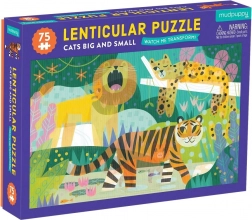 Lenticular Puzzle: Cats Big and Small