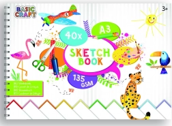 Skitseblok A3 40 ark 135 g/m² Creative Craft Group