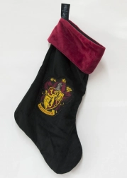 Harry Potter świąteczna skarpeta Gryffindor z pluszowego polaru