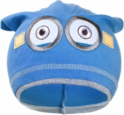 Berretto autunnale per bambini NEW BABY con motivo Minion, azzurro