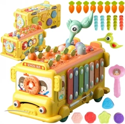 Interactive Montessori Bus 6-in-1 for Children from 18 Months