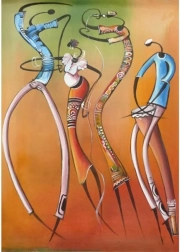 Dancing Africans Puzzle 1000 Pieces MAGNOLIA