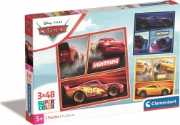 Puzzle 3x48 Pieces Disney Cars