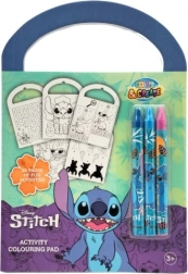 Creative coloring activity book DISNEY STITCH with crayons and activities