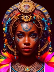 Diamond Painting African Woman III 30x40 cm