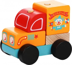 Circus Freight Wagon - Wooden Puzzle 5 Pieces