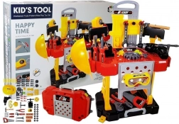 Otroška delavnica 3v1 z orodjem in kovčkom