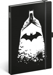 Batman notebook with elastic band and pen loop