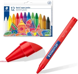 Staedtler Noris Jumbo vokspasteller 12 farver