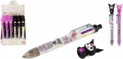 Stylo à six couleurs avec personnage