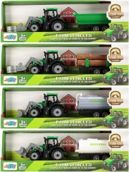 Kmečki traktor s prikolico – igrača za otroke