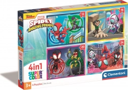 CLEMENTONI Puzzle Spidey and His Amazing Friends 4-in-1 (12+16+20+24 pieces)