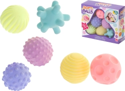 Sensorische speelballen voor kinderen - set van 6 stuks