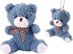 Blue Plush Teddy Bear Small Pendant 10 cm
