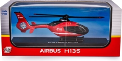 reševalni gasilski helikopter Airbus EC135 1:100 kovinski model