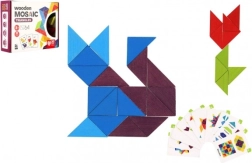 Træmosaik trekanter