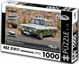 Puzzle RETRO-AUTA VAZ 21011 Volkspolizei (1975) – 1000 pieces