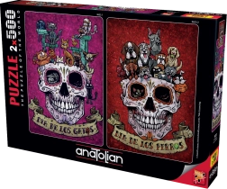 Puzzel Halloween 2×500 stukjes ANATOLIAN