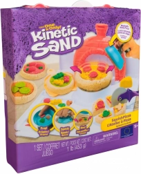 kinetic sand set za pizzu squishpizza – kreativni set s pećnicom i alatima