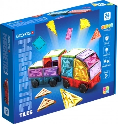 Geomag Magnetic Tiles Cars – magnetic building set with wheels