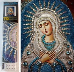 NORIMPEX Diamantmaleri 7D Jomfru Maria 30x40 cm