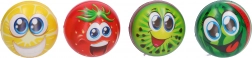 Piłeczka z motywem owoców 10 cm