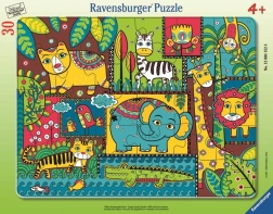 Ravensburger puzzle Životinje u džungli 30 komada