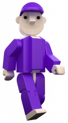 Seváček Purple Figurine Set for SEVA – Large and Small