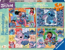 Puzzle Disney Stitch 4x100 dijelova