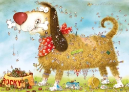 Puzzle On the Dog 1000 Pieces