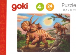 GOKI Fa puzzle Dinoszauruszok: Triceratops 24 darab