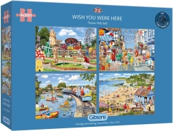Gibsons Puzzle Wish You Were Here 4x500 pieces