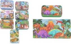 Puzzle 60 pieces in a tin box