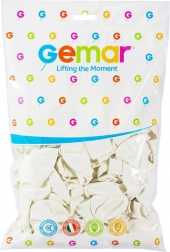 Pastelno bijeli baloni 26 cm GODAN (100 kom)