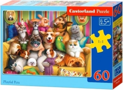 CASTORLAND Happy Animals 60-Piece Puzzle