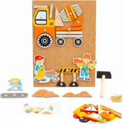 Cork Hammering Creative Set Transport – SMALL FOOT