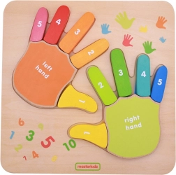 Wooden Finger Counting Educational Board MASTERKIDZ