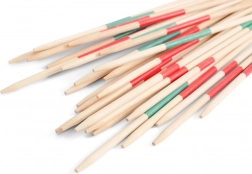Mega Mikado – large bamboo sticks for a dexterity game