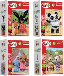 Puzzle mini maxi 20 darabos BING – barátok, 4 minta