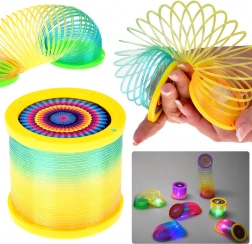 Regnbuefjeder DISCO 2-i-1 med LED-belysning og projektor